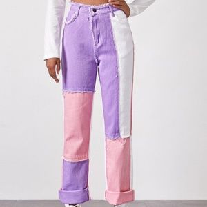 Colorblock Jeans